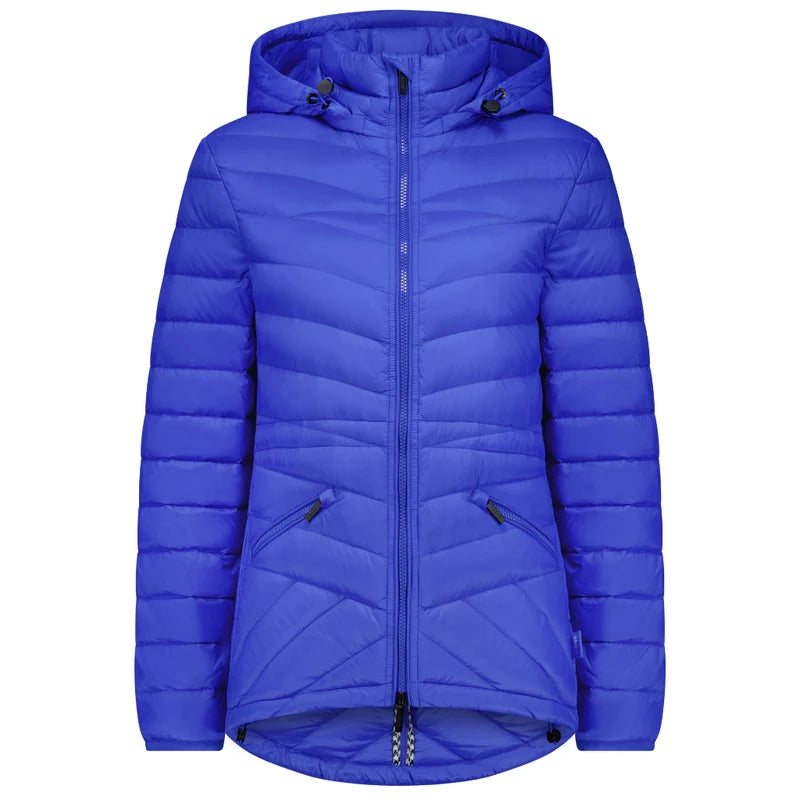 Moke Cushla Packable Down Jacket - Cobalt