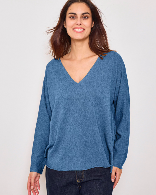 Sunny Studio Paris Amalia V Neck - Jeans