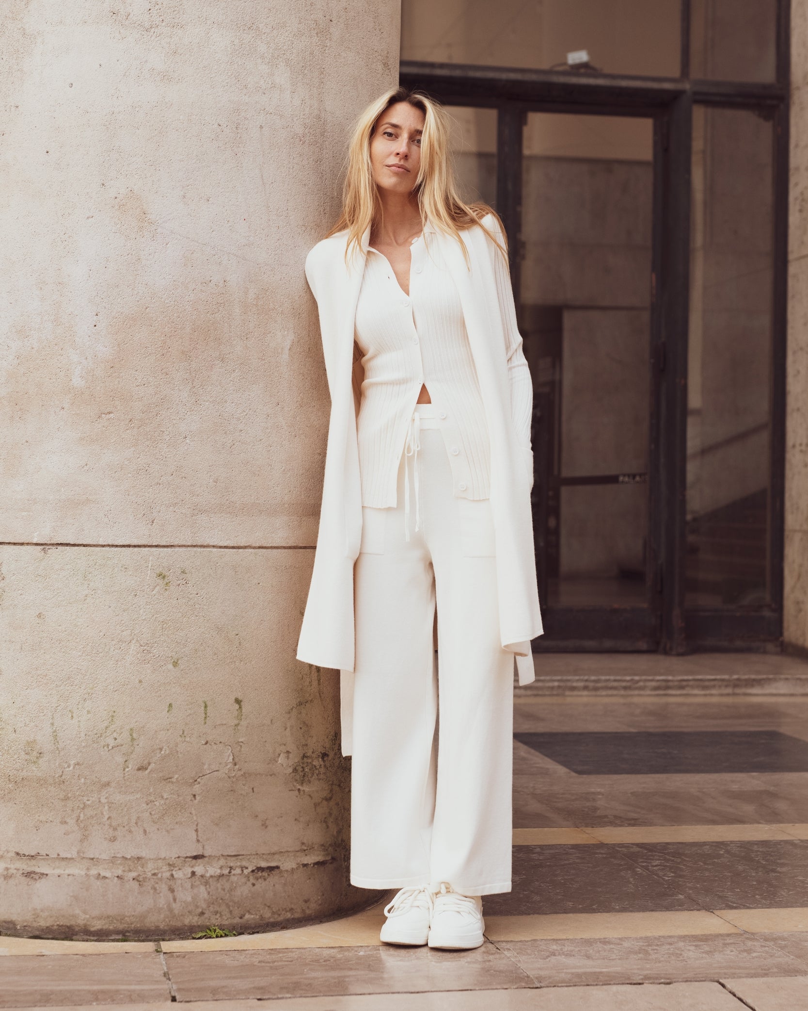 Sunny Studio Paris Carla Gilet - Ecru