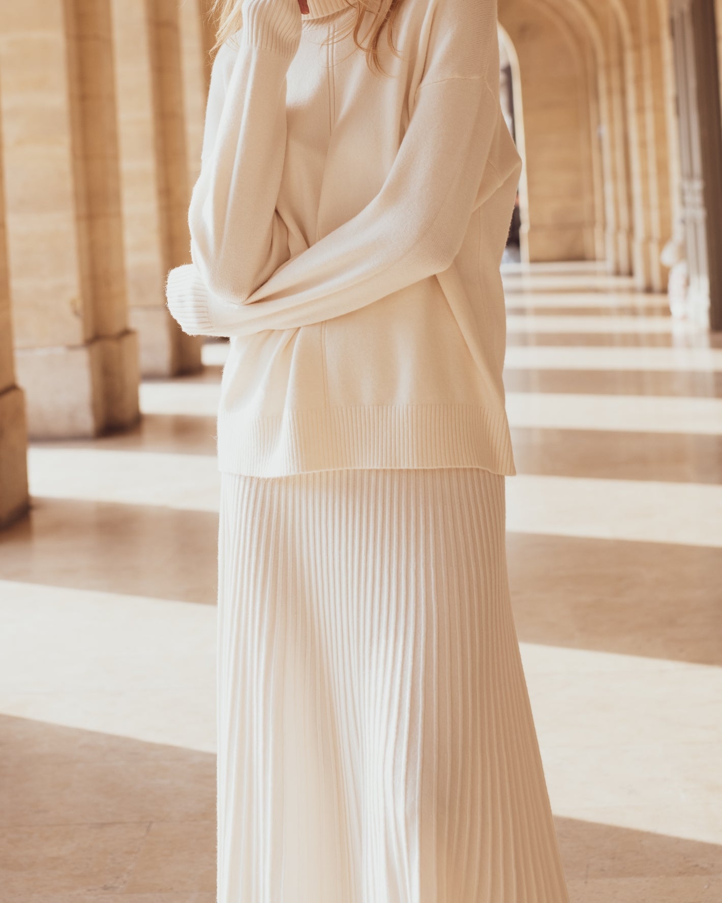 Sunny Studio Paris Serena Skirt - Ecru