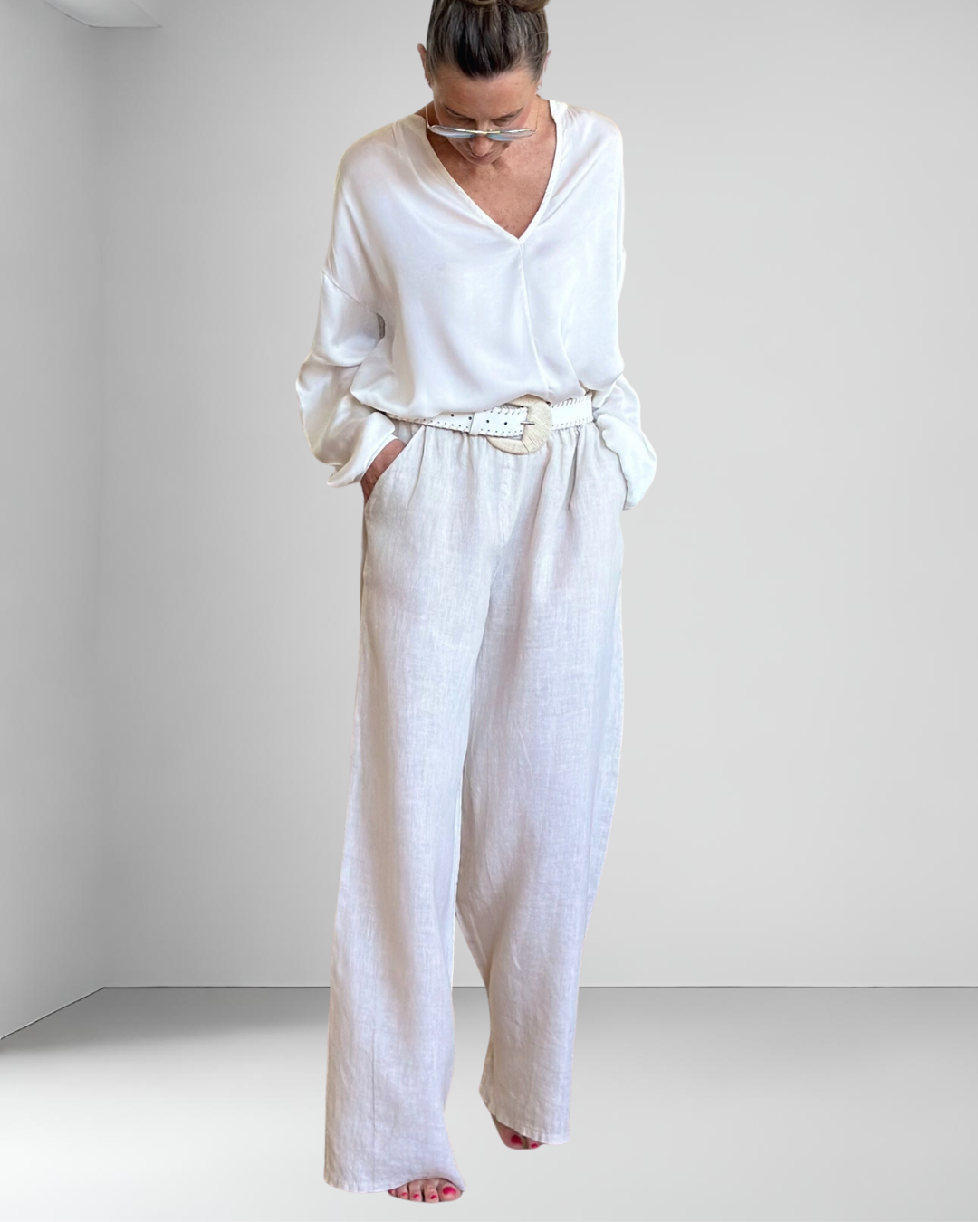 Milson Bec Pant  - White