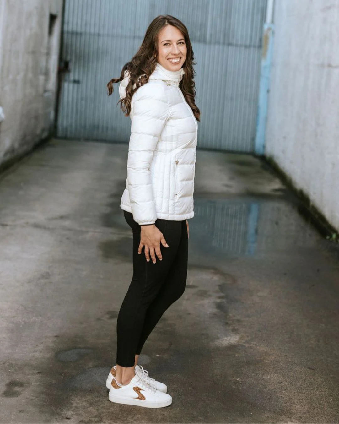 Moke Lynnette 90/10 Packable Jacket - Cream