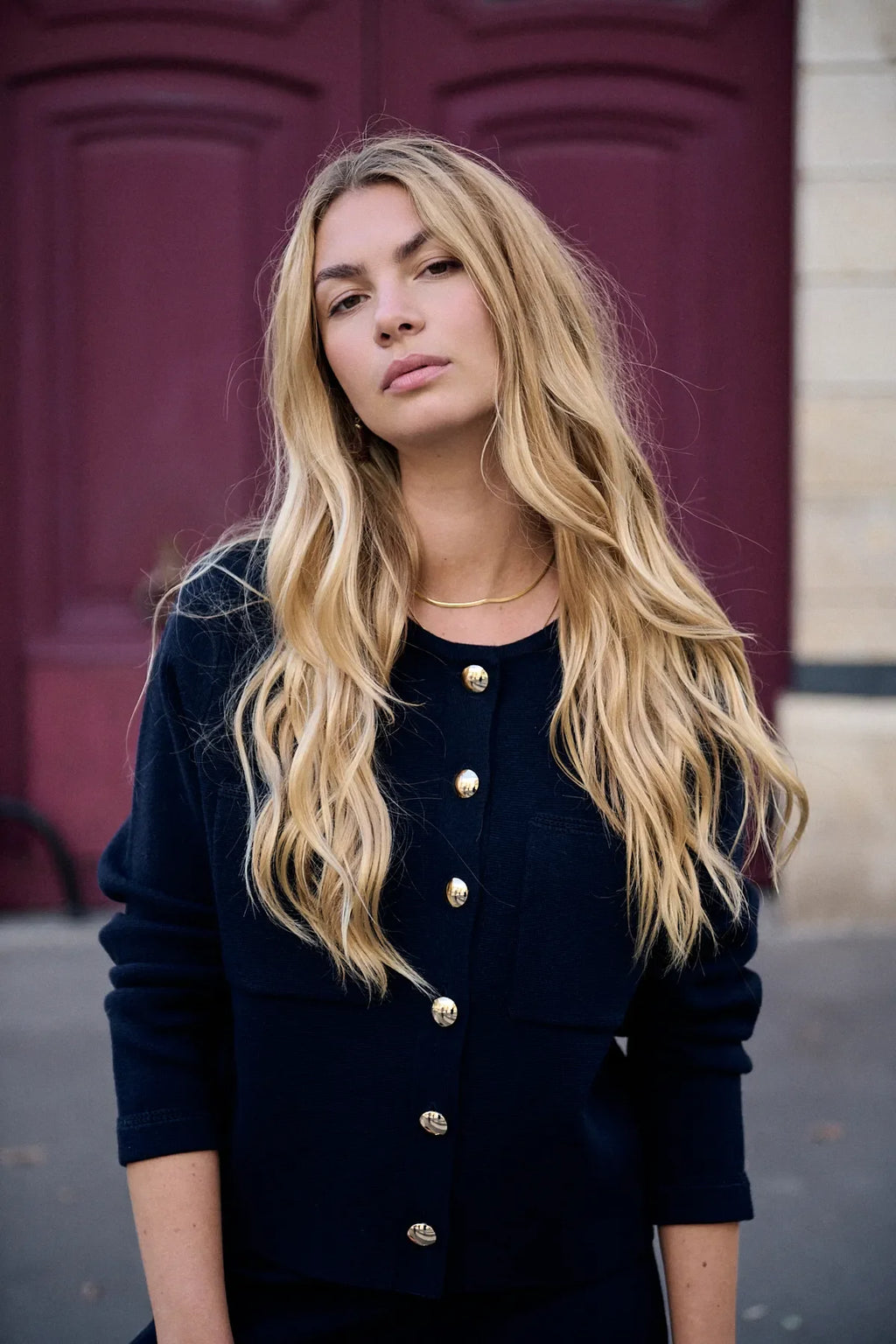 Nathael Paris Thomas Cardigan - Marine