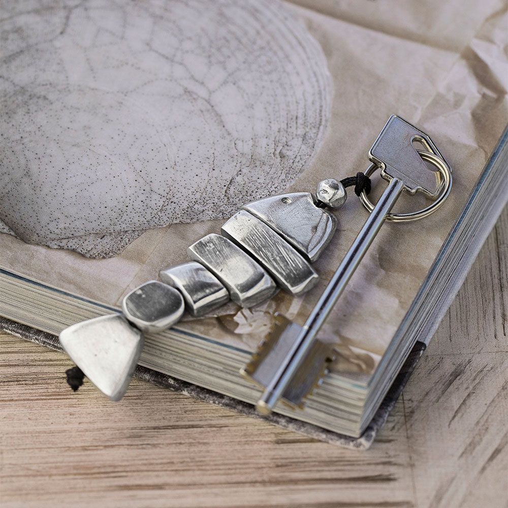Vestopazzo Fish Keyring (AL06041) - Silver