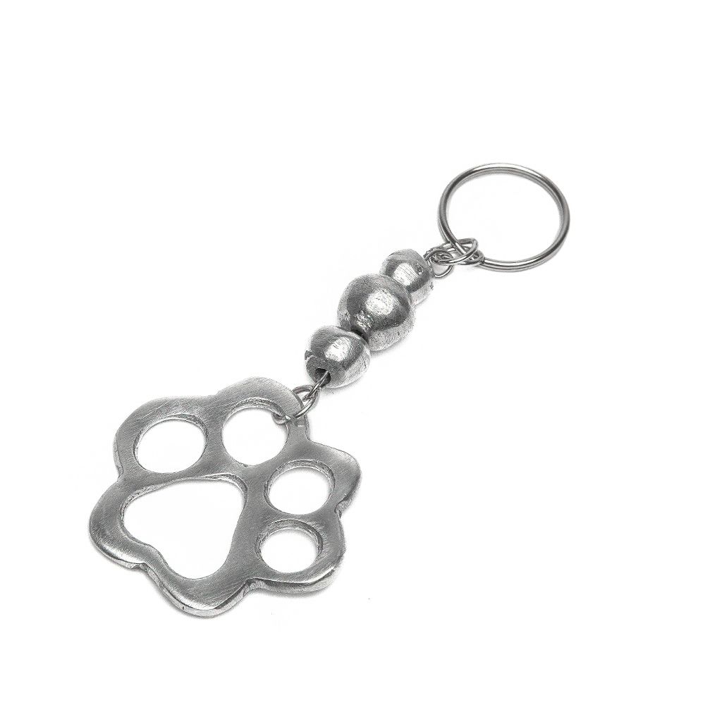 Vestopazzo Pawprint Keyring (AL06052) - Aluminium