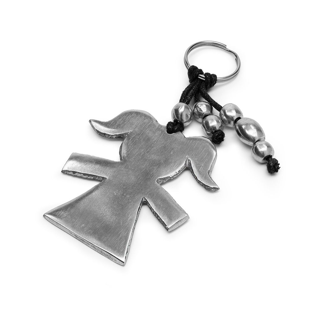 Vestopazzo Girl Keyring (AL06064) - Silver