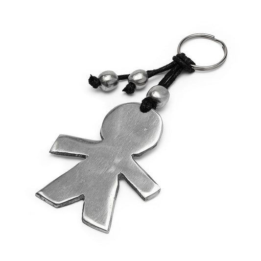 Vestopazzo Boy Keyring (AL06065) - Silver