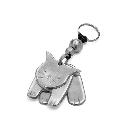 Vestopazzo Cat Keyring (AL06069) - Aluminium