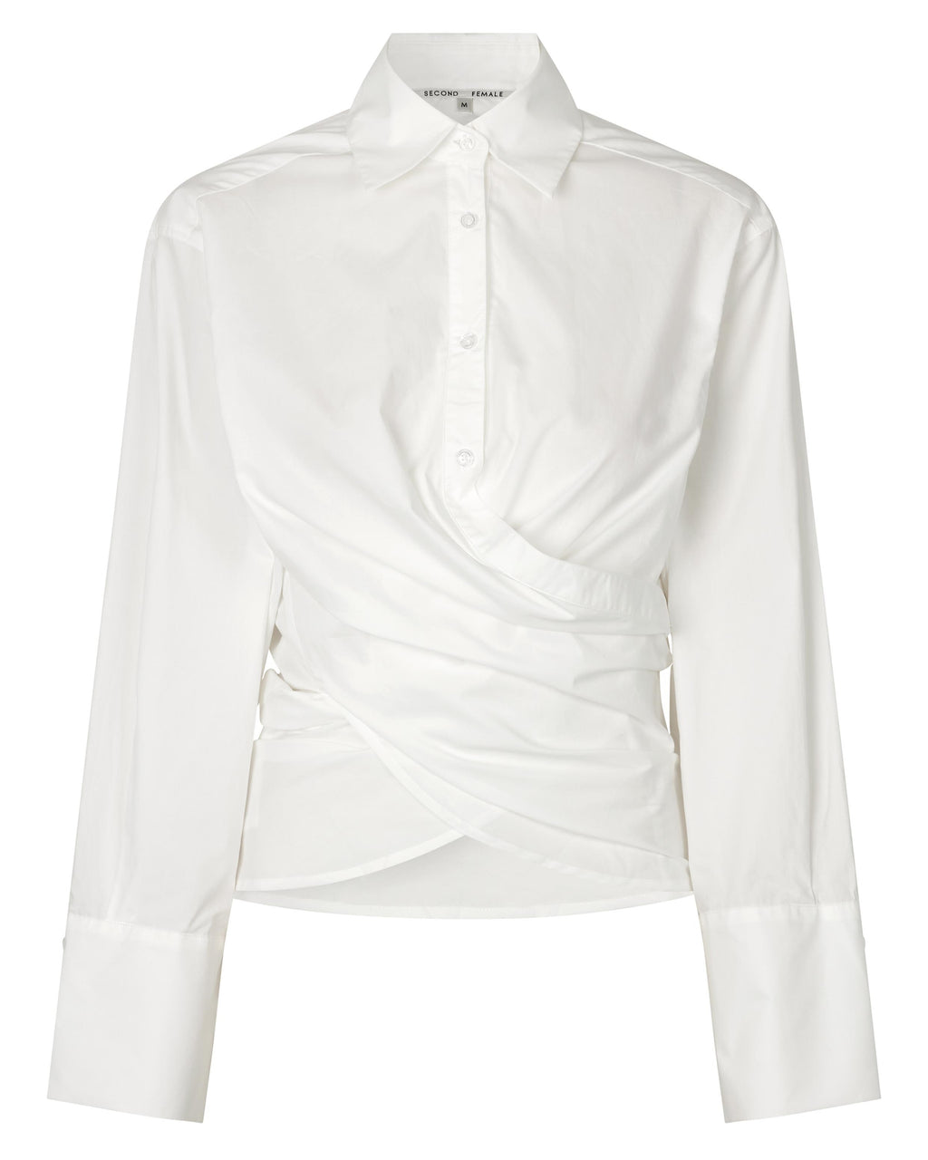Second Female Aviaya Wrap Shirt - Snow White