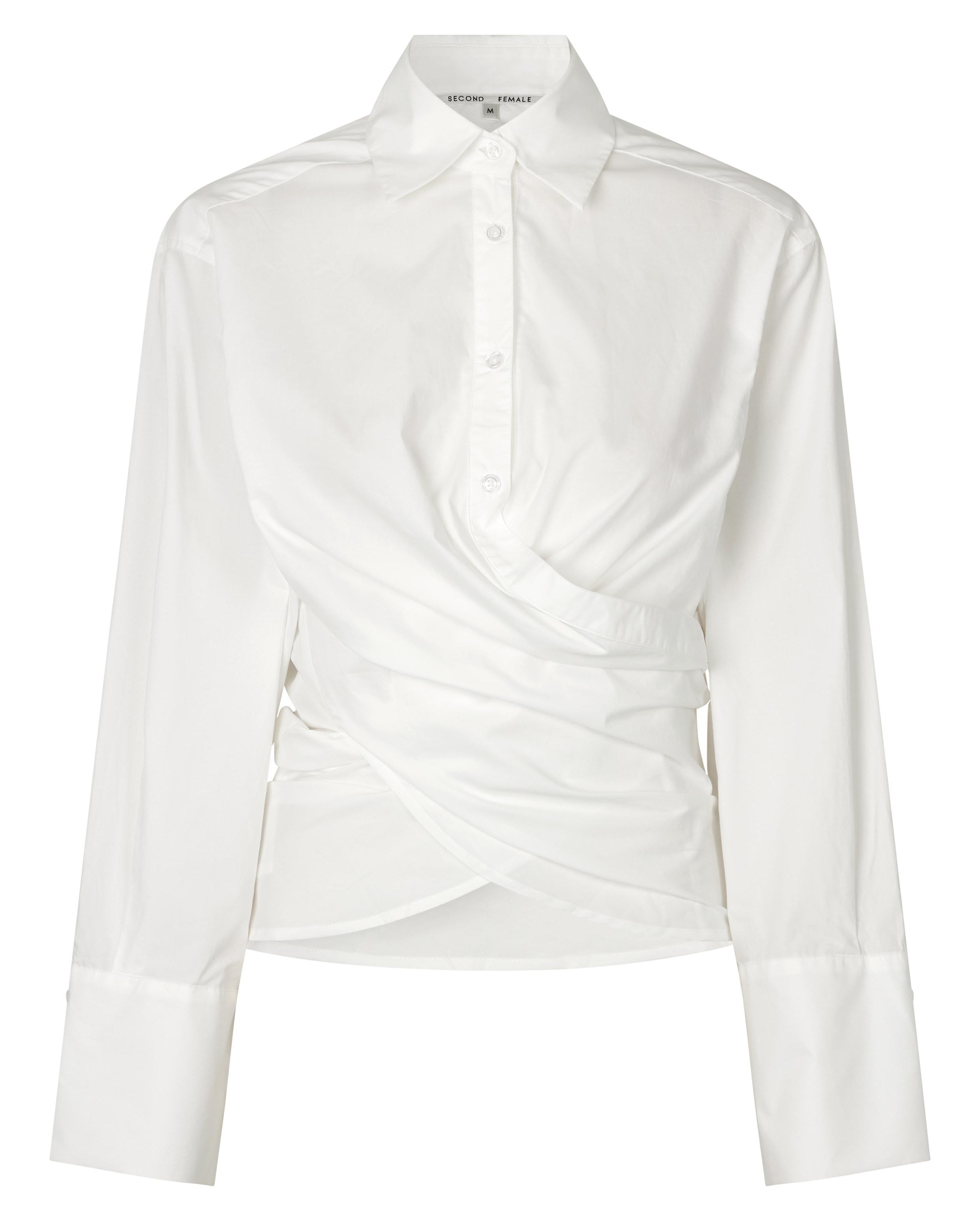 Second Female Aviaya Wrap Shirt - Snow White
