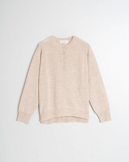 Indi & Cold Merino Wool Sweater (AX480) - Crudo