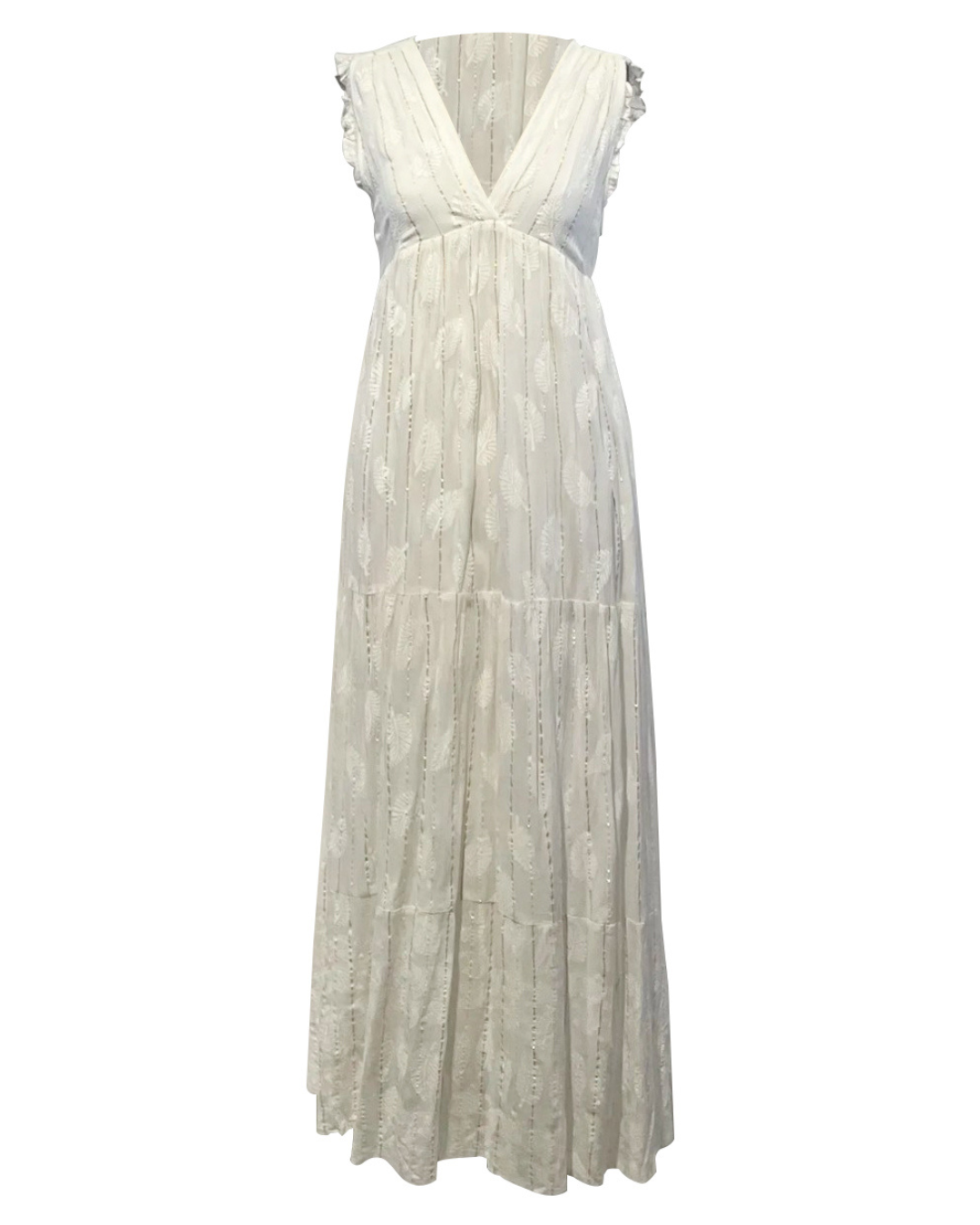 Goa Paris Auline Long Dress - Blanc