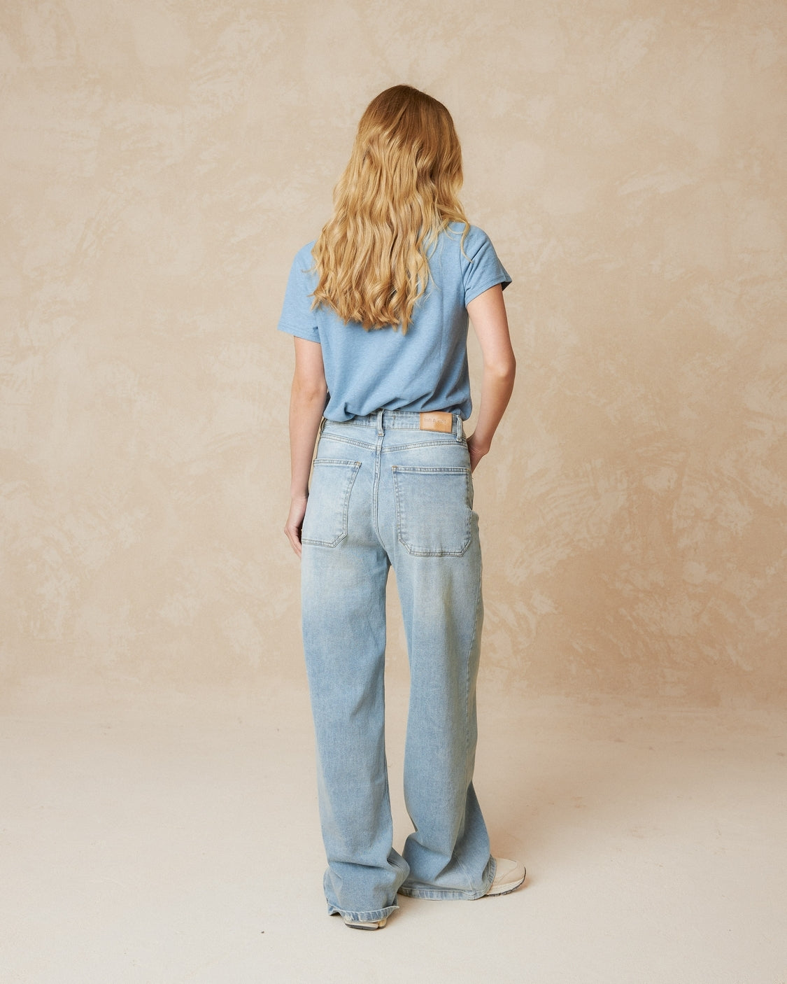 Indi & Cold Wide Leg Denim Pants (BB537) - Denim