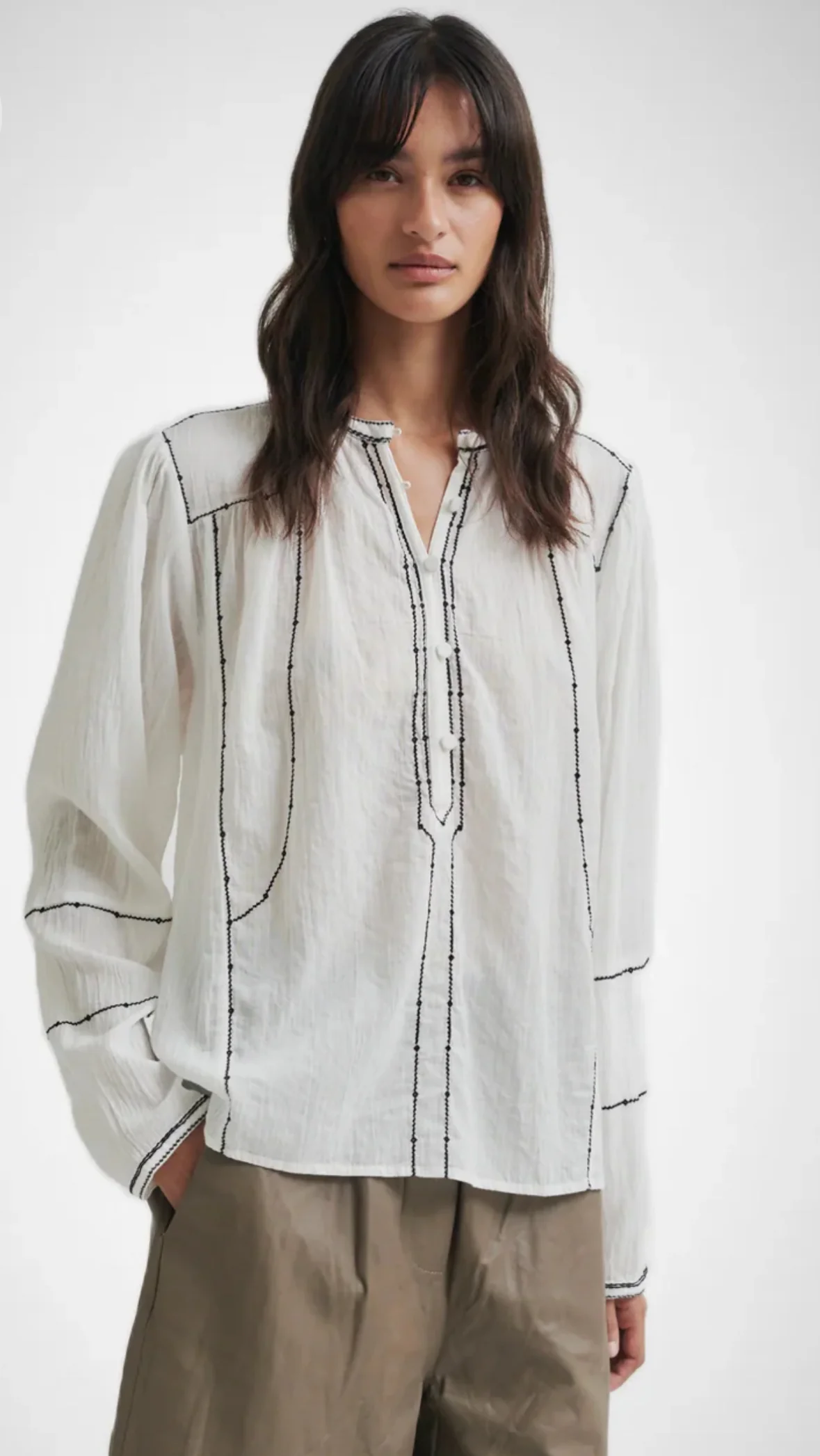 Second Female Belvista Blouse - White Alyssum