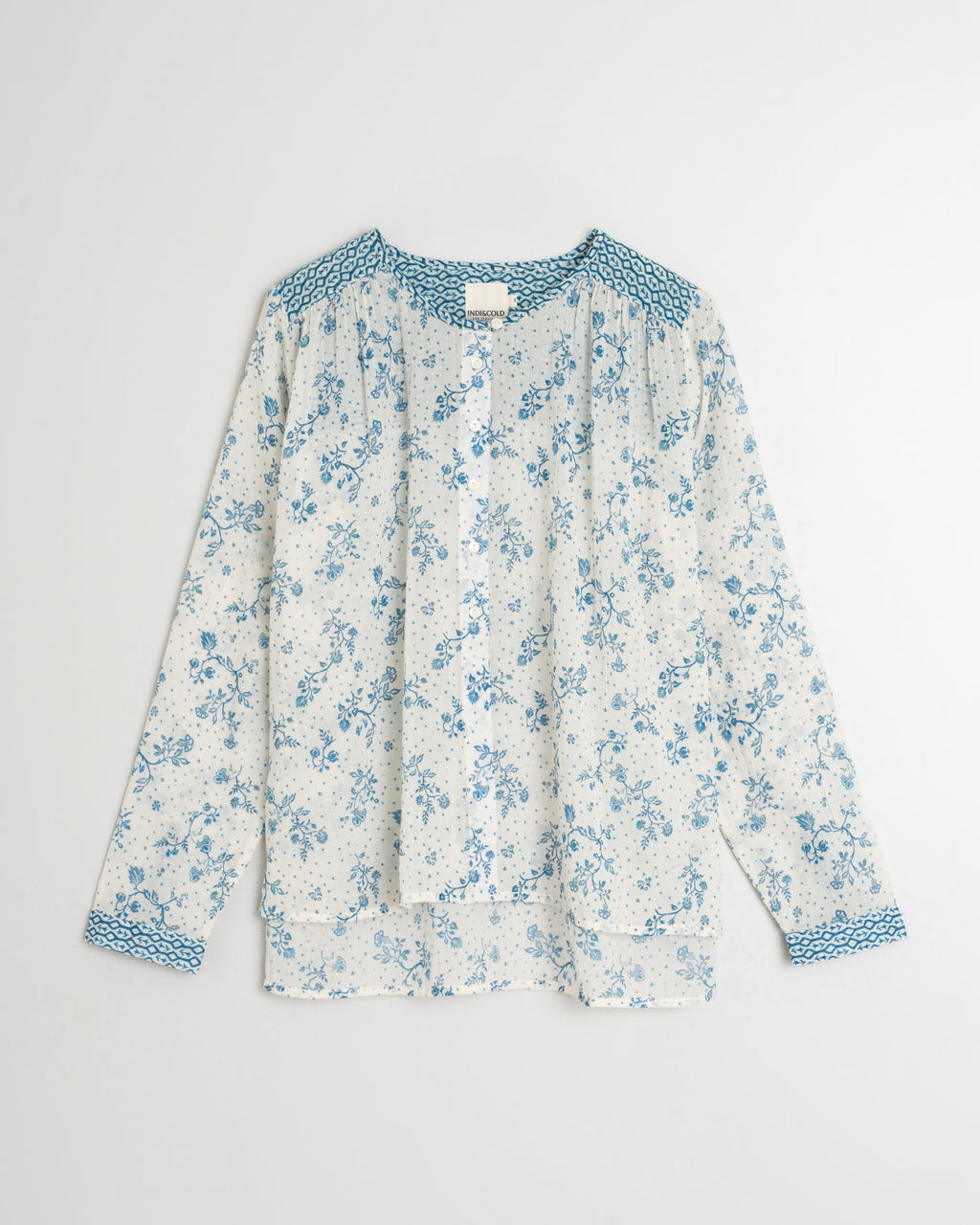 Indi & Cold Vera Patch Shirt (BK170) - Crudo
