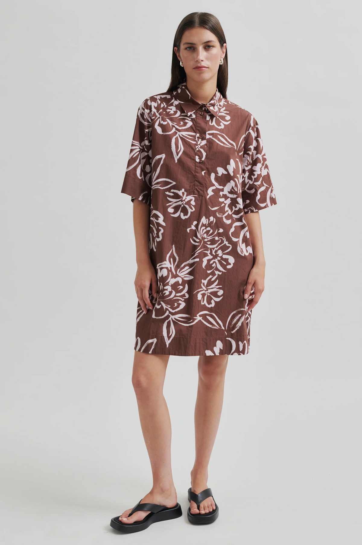 Second Female Bloem Dress - Cappuccino