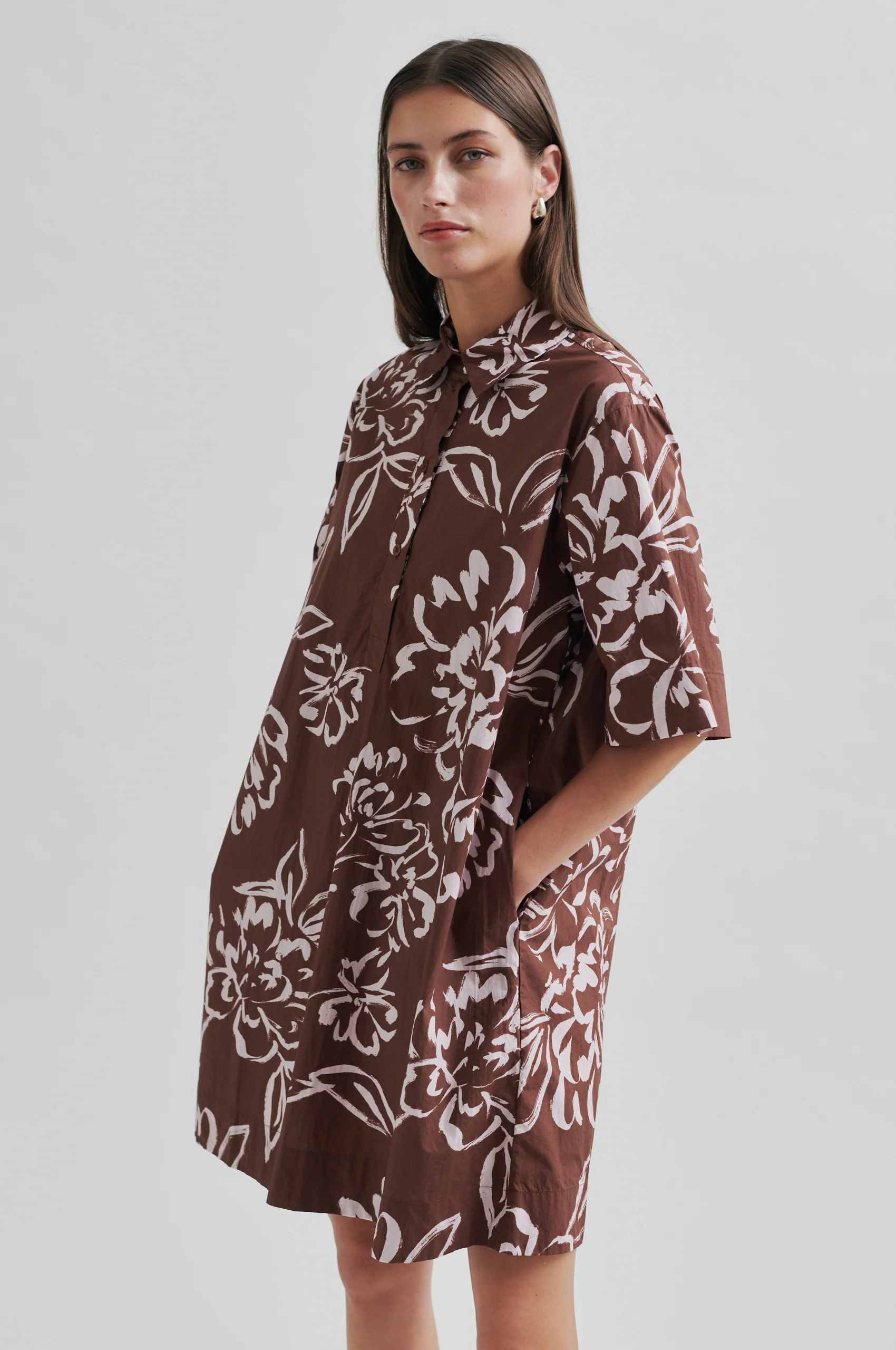 Second Female Bloem Dress - Cappuccino