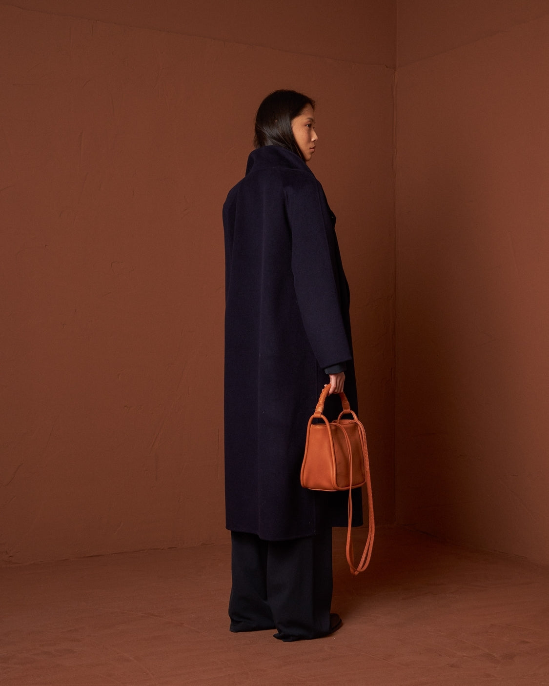 Indi & Cold Maxi Wool Coat (BY750) - Marino