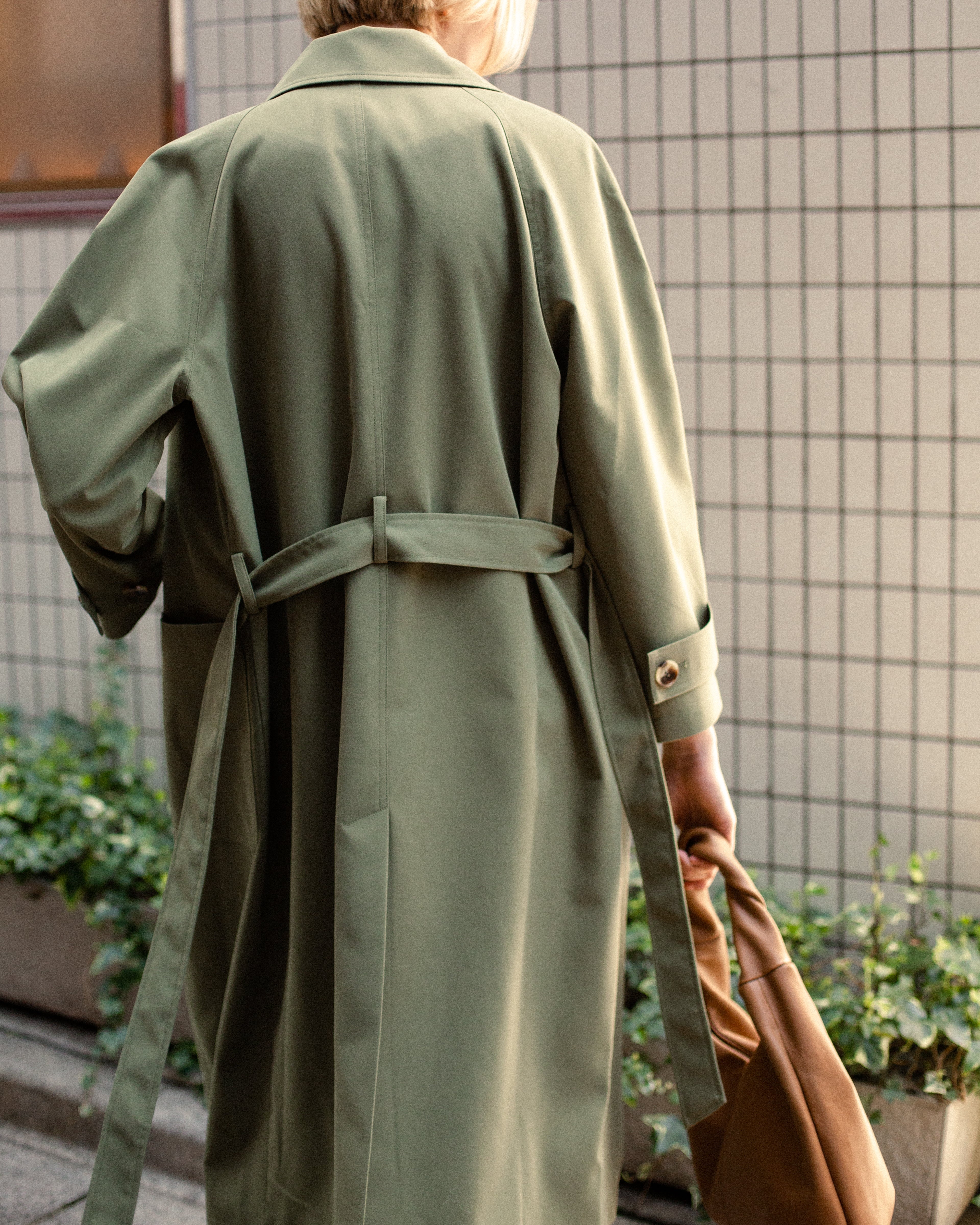 Indi & Cold Trench Coat (BY755) - Khaki