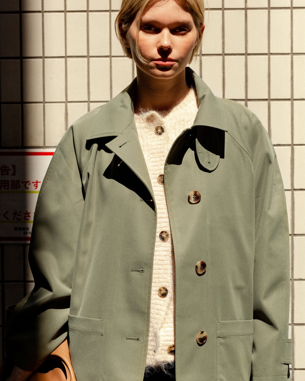 Indi & Cold Trench Coat (BY755) - Khaki