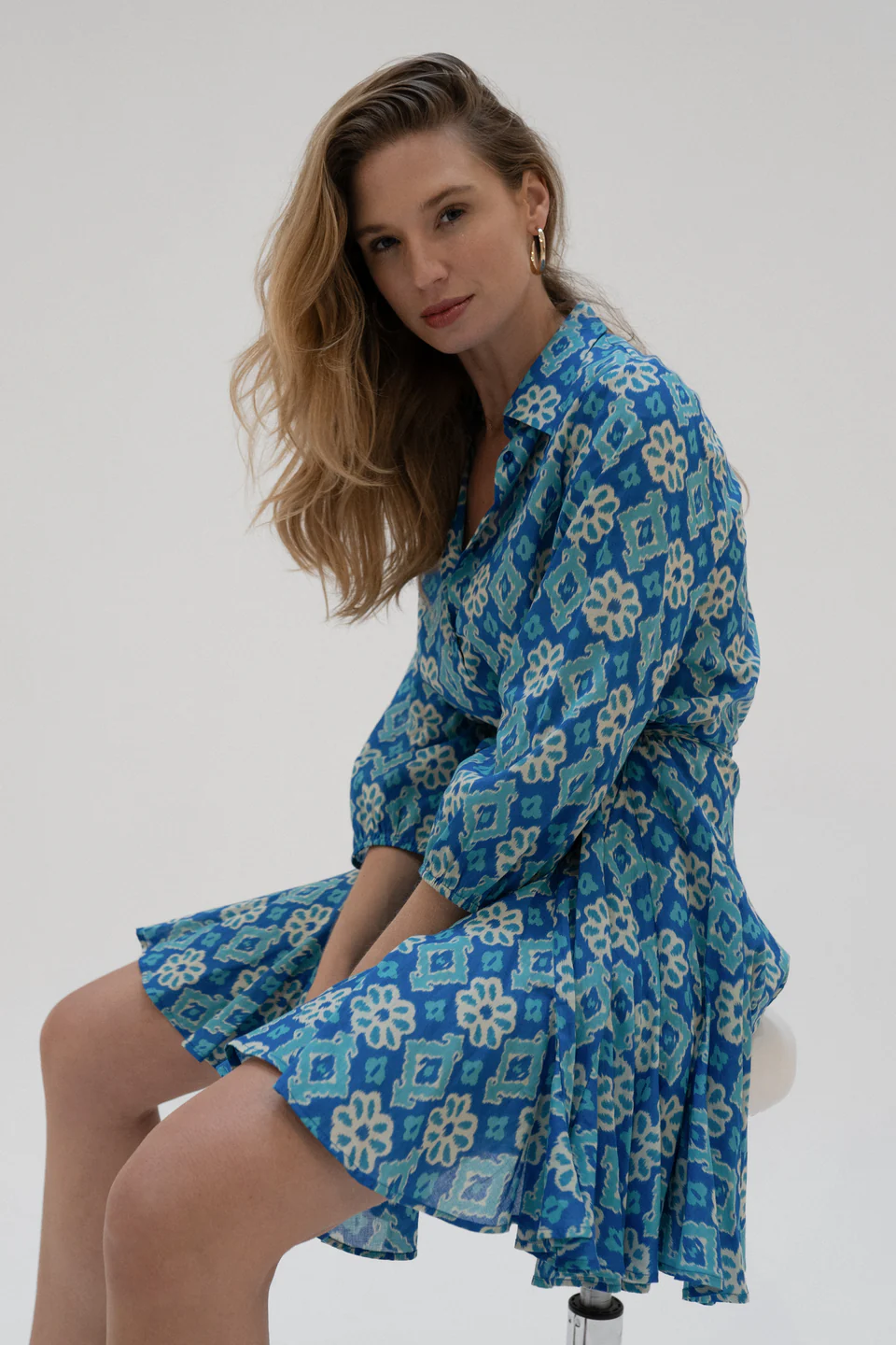 Goa Paris Bianka Dress - Bleu (2322)