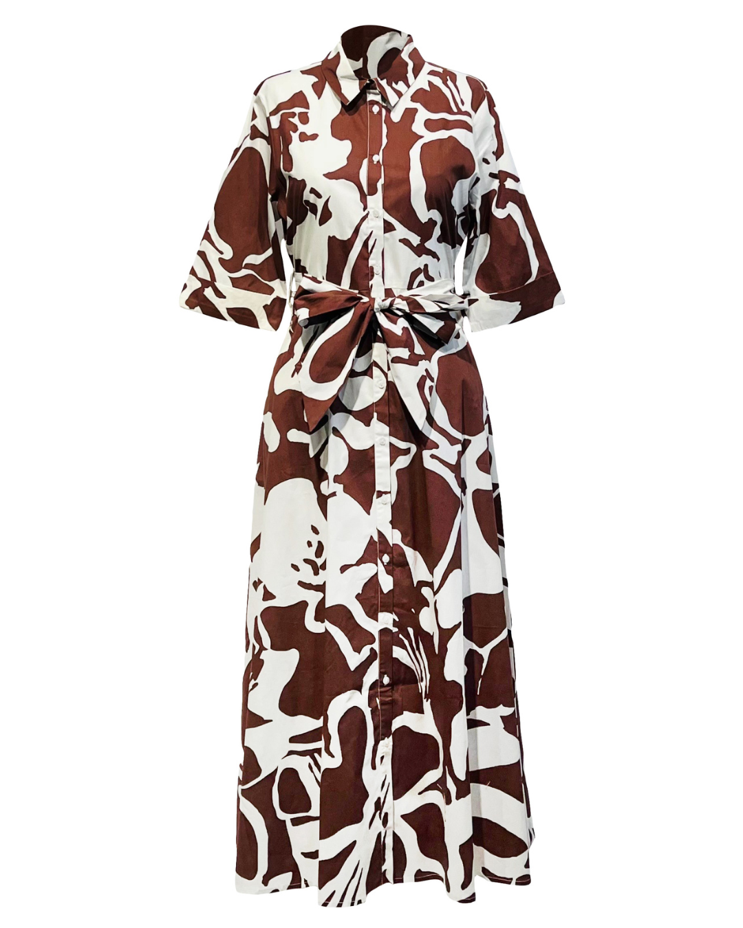 Goa Paris Biba Long Dress - Brown