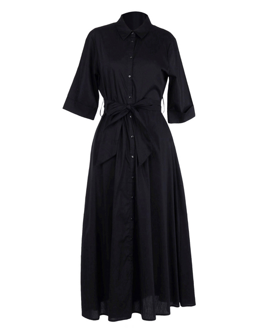 Goa Paris Biba Long Dress - Noir