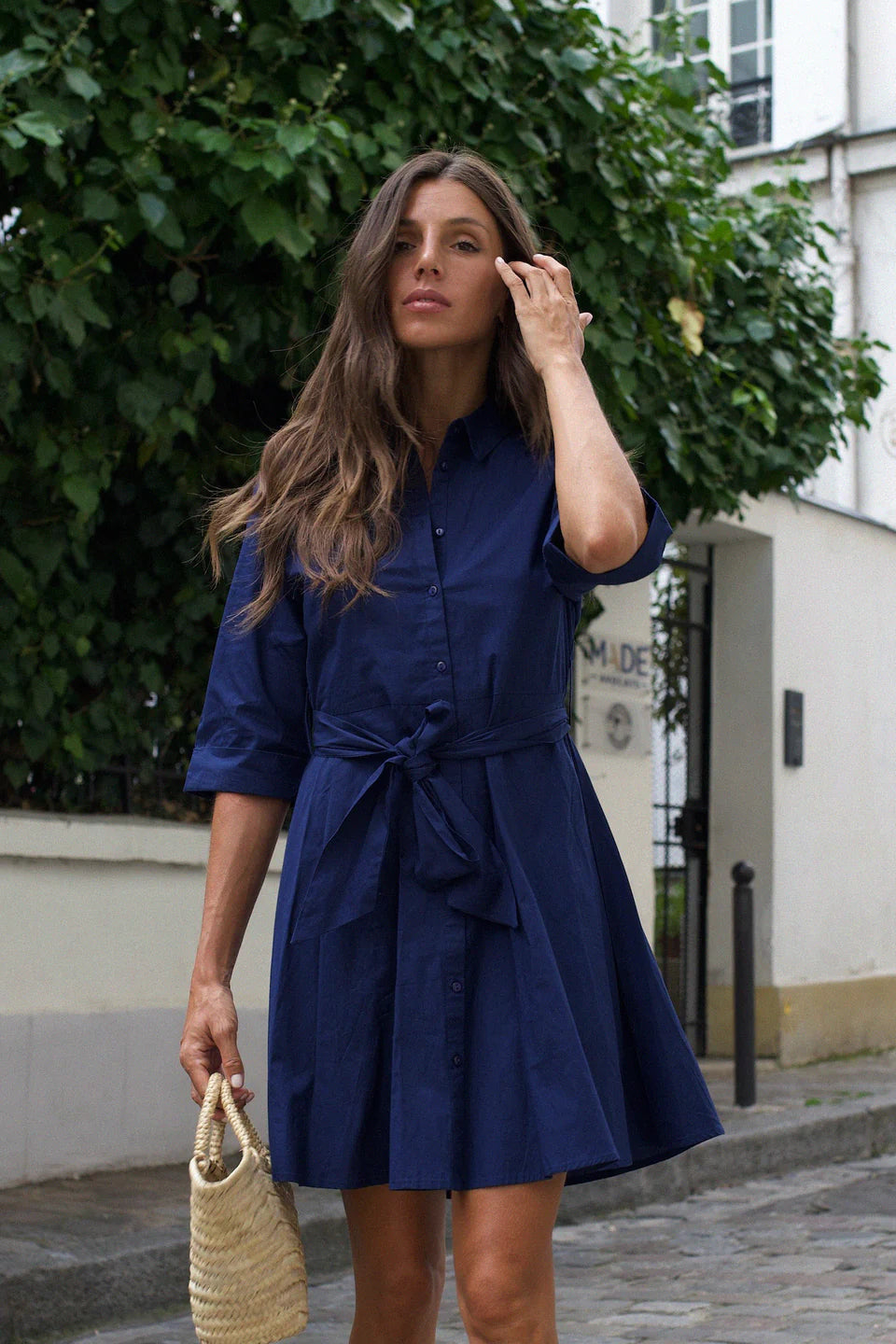 Goa Paris Biba Short Dress - Bleu (045)