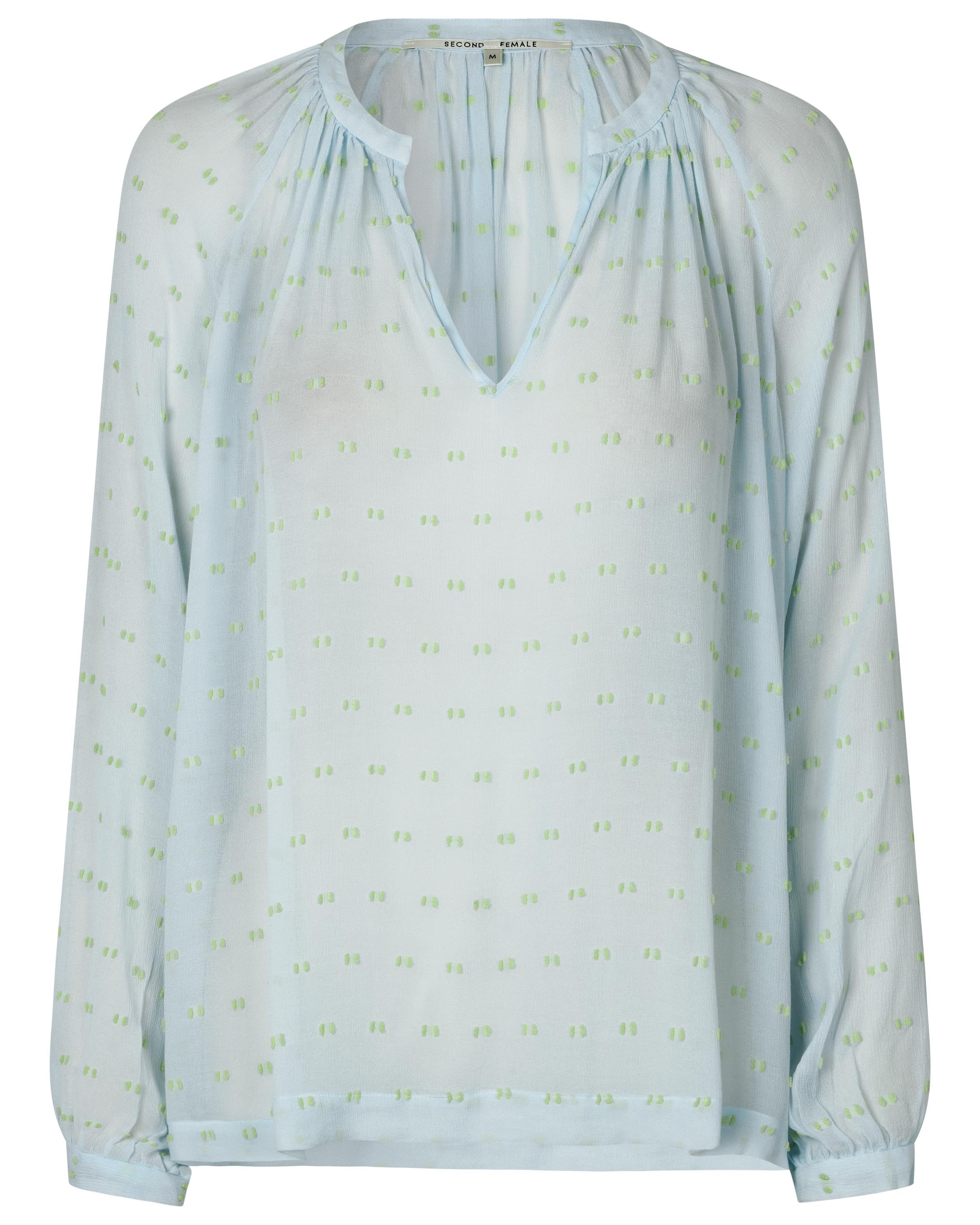 Second Female Cilla Textured Blouse - Ice Water