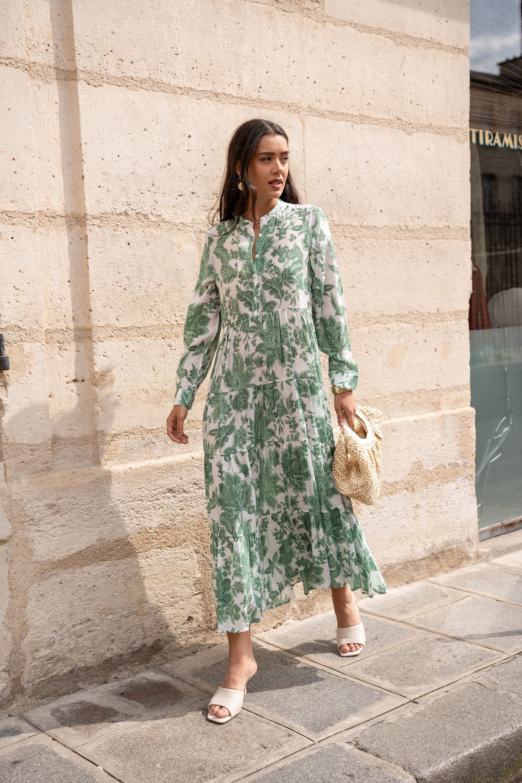 Choklate Paris Sabine Dress - Vert