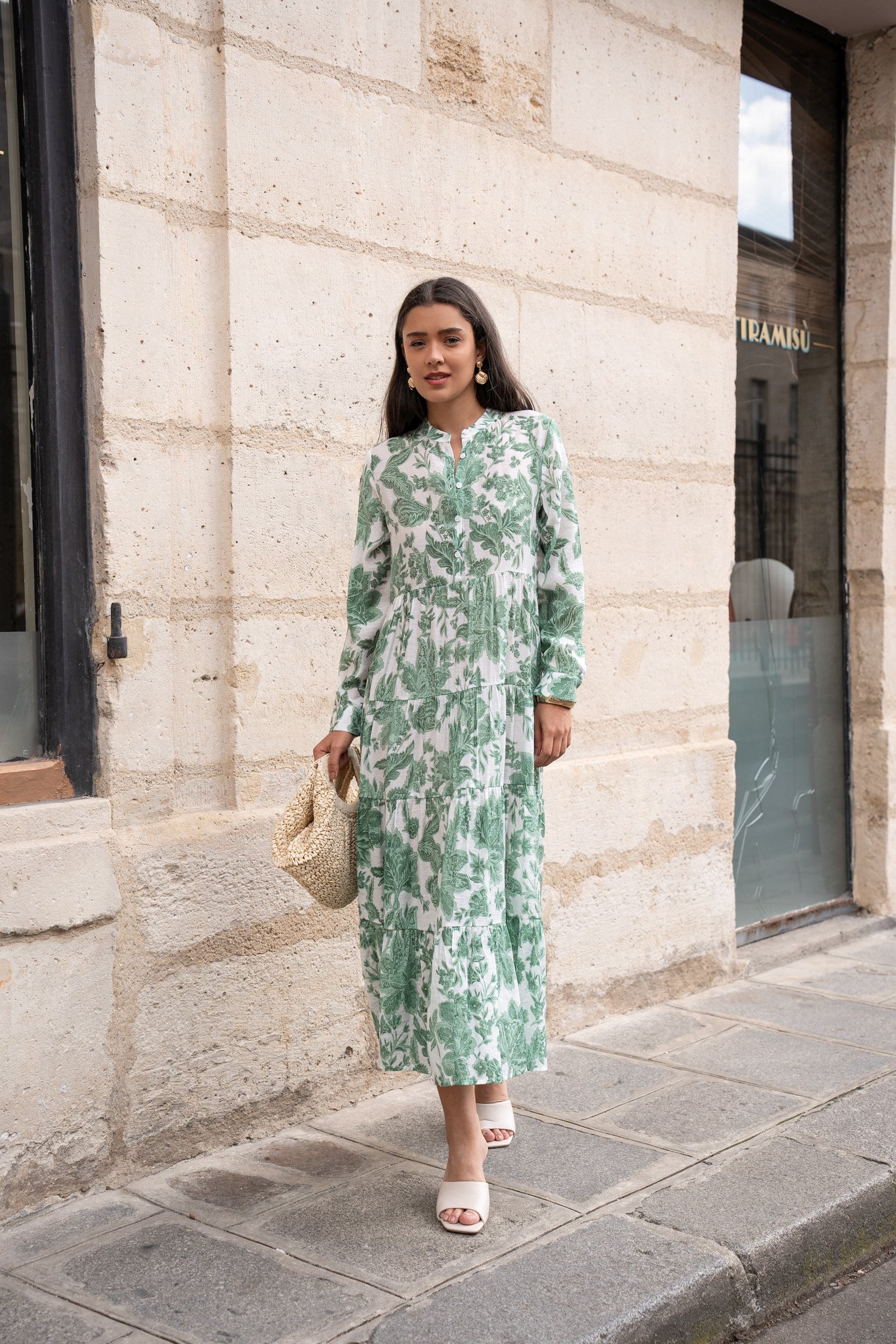 Choklate Paris Sabine Dress - Vert