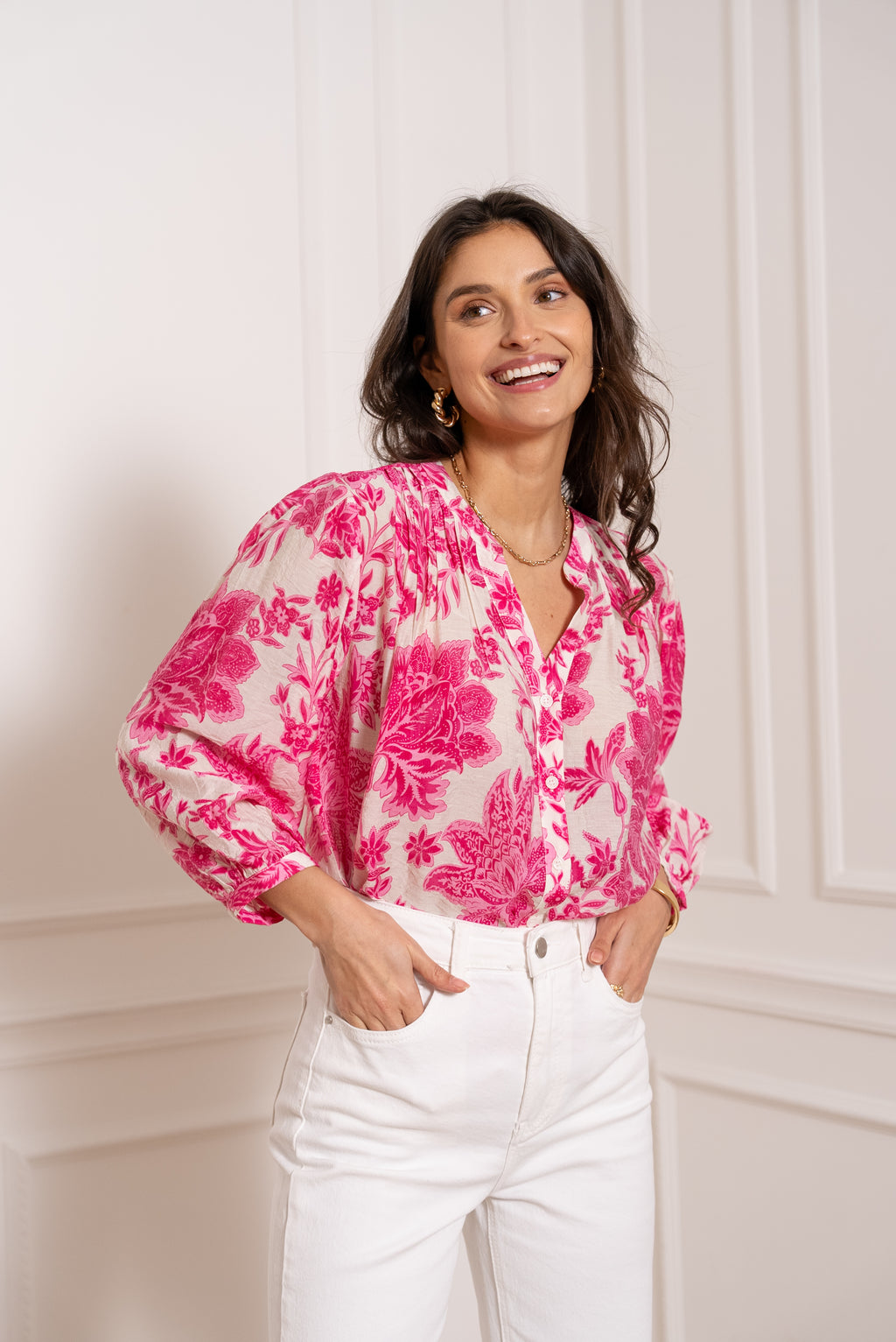 Choklate Paris Camile Shirt - Fuchsia