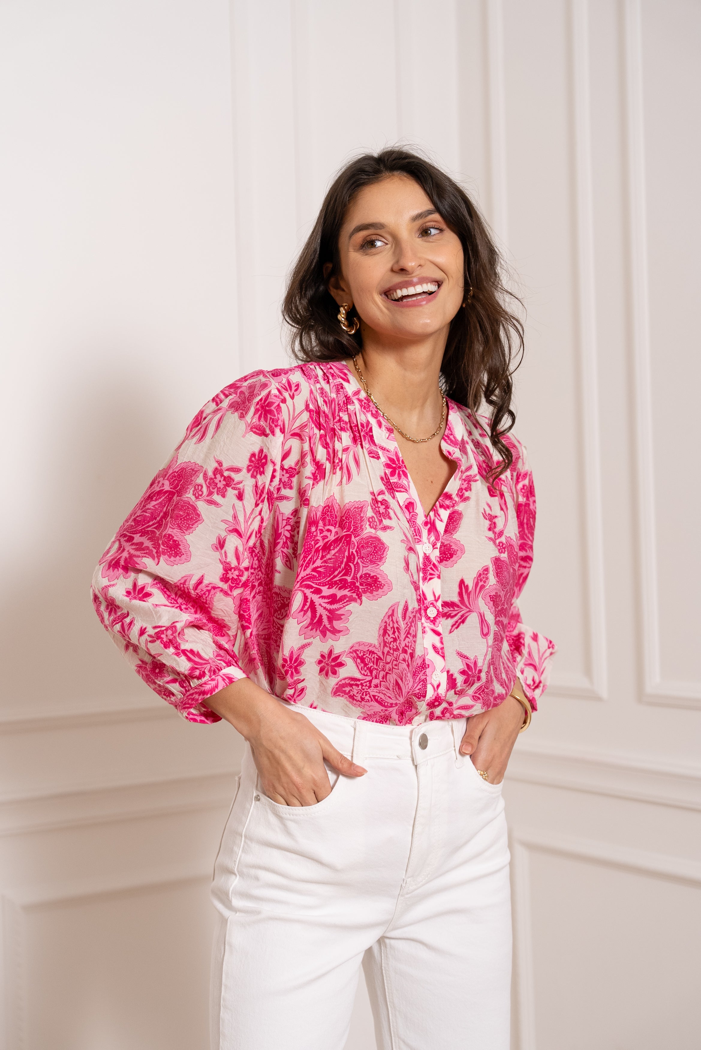 Choklate Paris Camile Shirt - Fuchsia