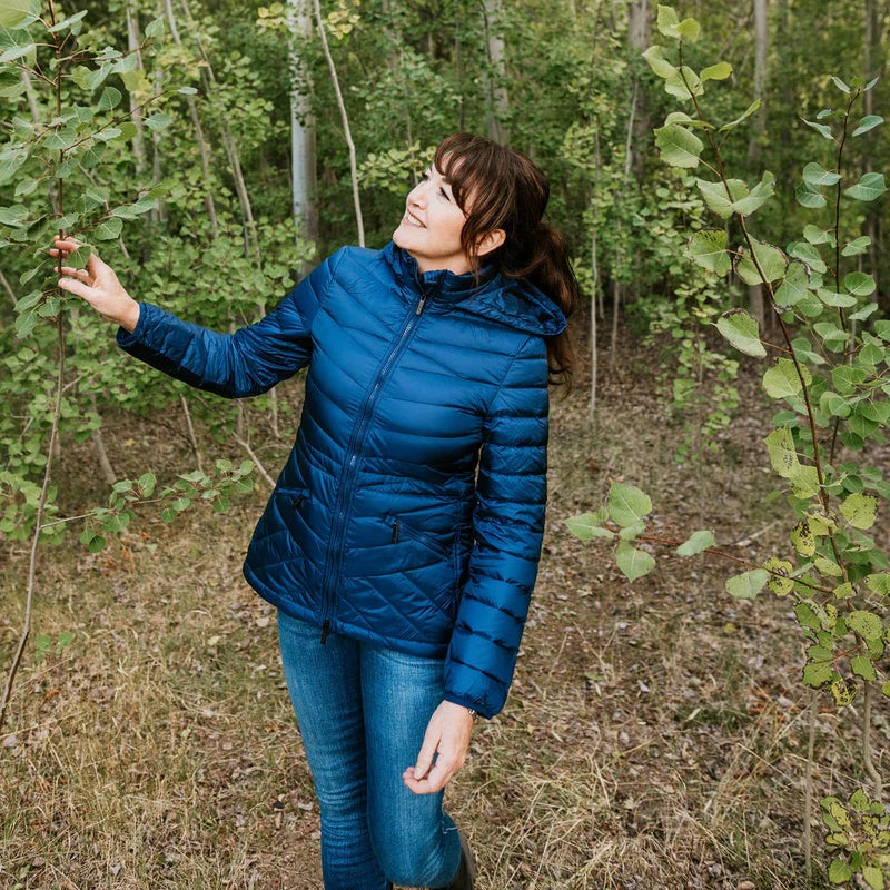 Moke Cushla Packable Down Jacket - Moonlight