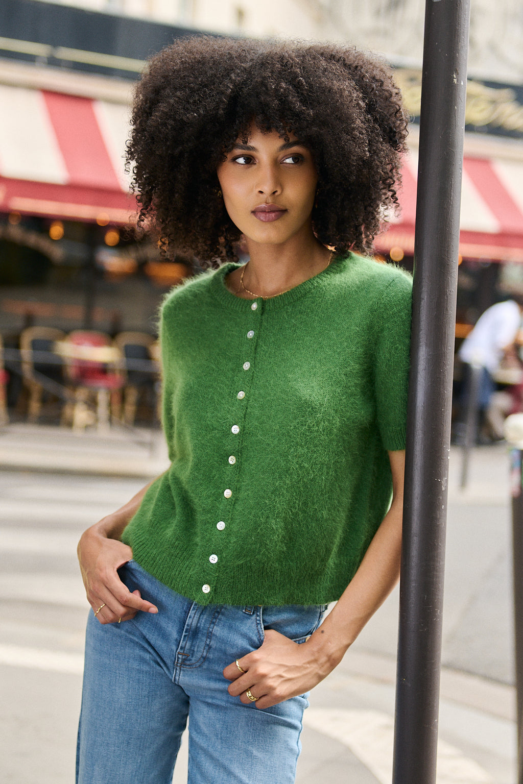Nathael Paris Salome Cardigan - Vert