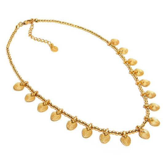 Vestopazzo Drops Necklace (DD01037) - Brass