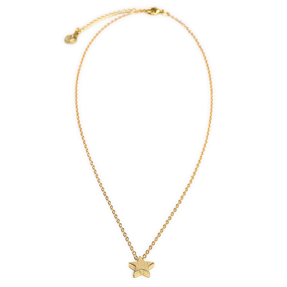 Vestopazzo Star Short Necklace (DD04011) - Gold