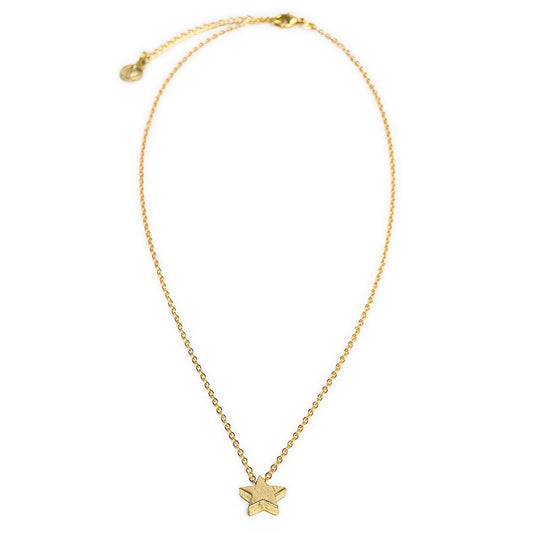 Vestopazzo Star Short Necklace (DD04011) - Gold