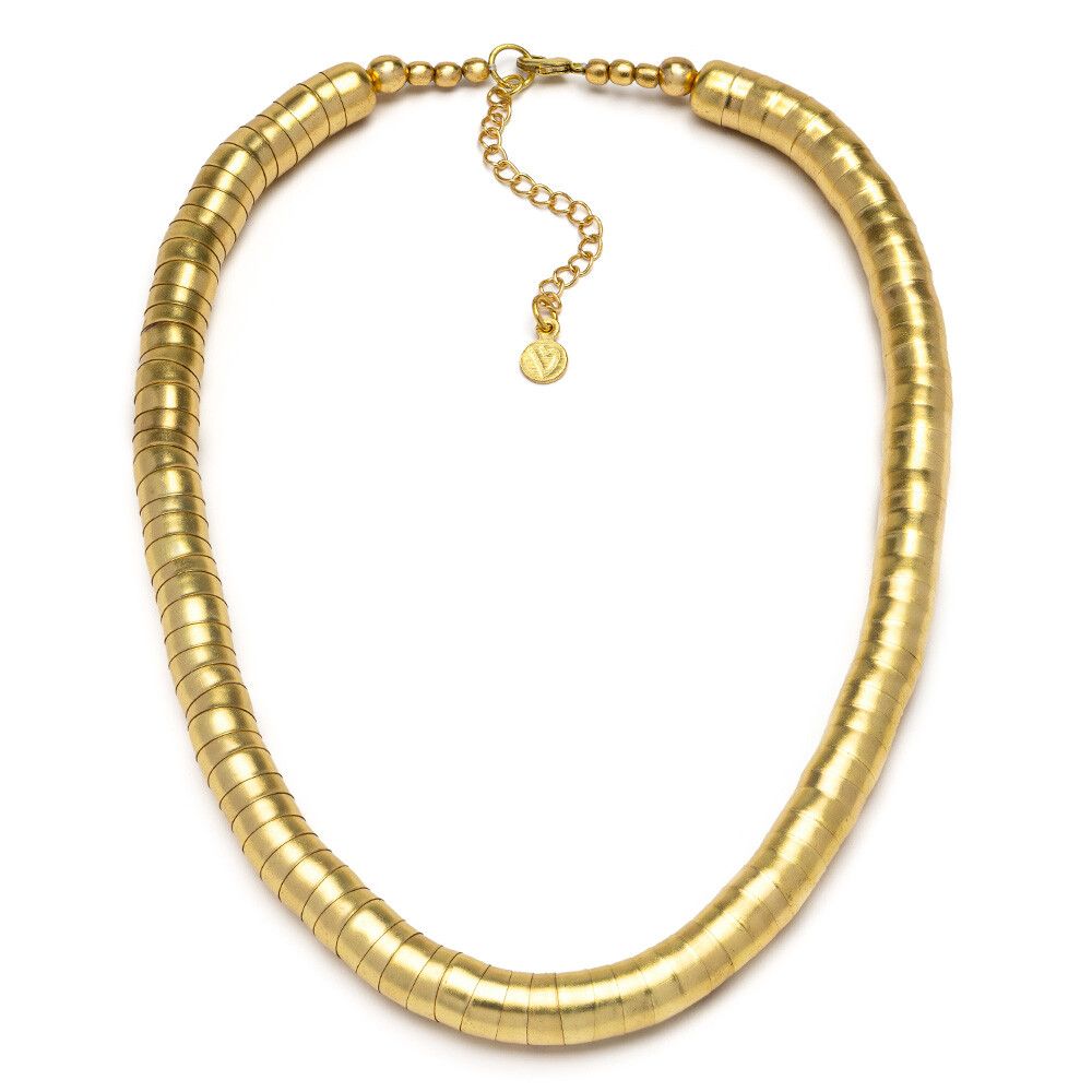 Vestopazzo Large Snake Necklace (DD04048 - 016031) - Gold