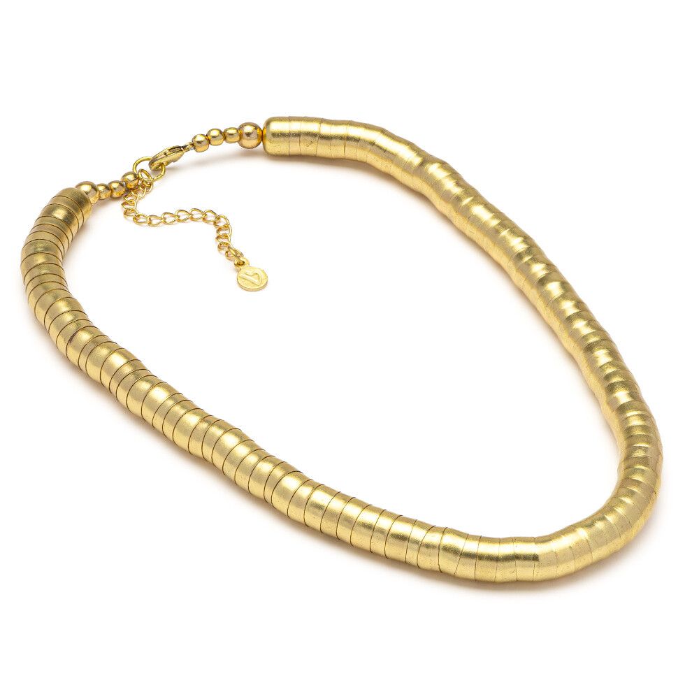 Vestopazzo Large Snake Necklace (DD04048 - 016031) - Gold