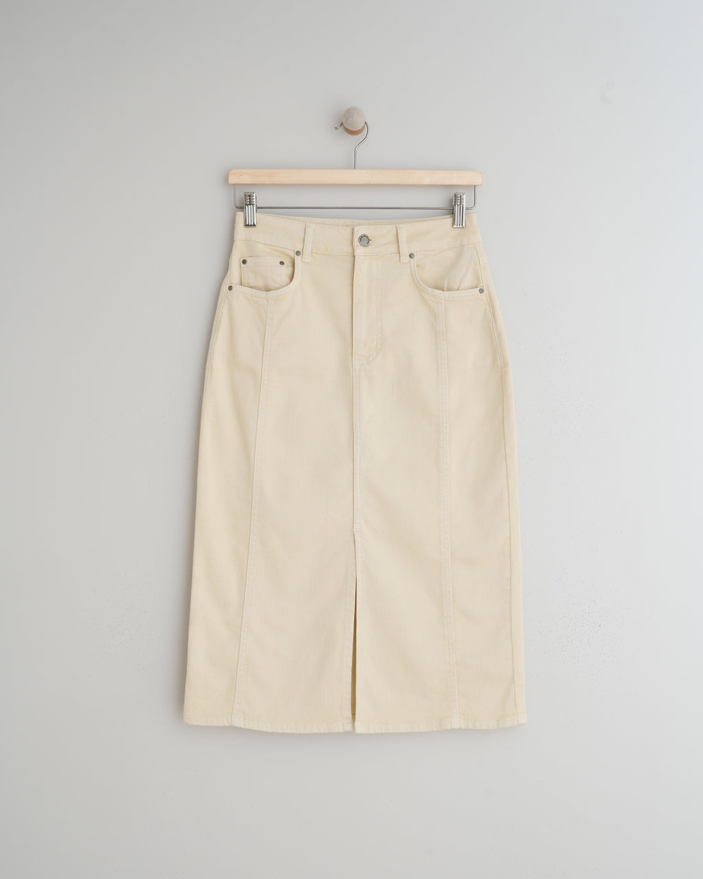 Indi & Cold Denim Pencil Skirt (DD201) - Crudo