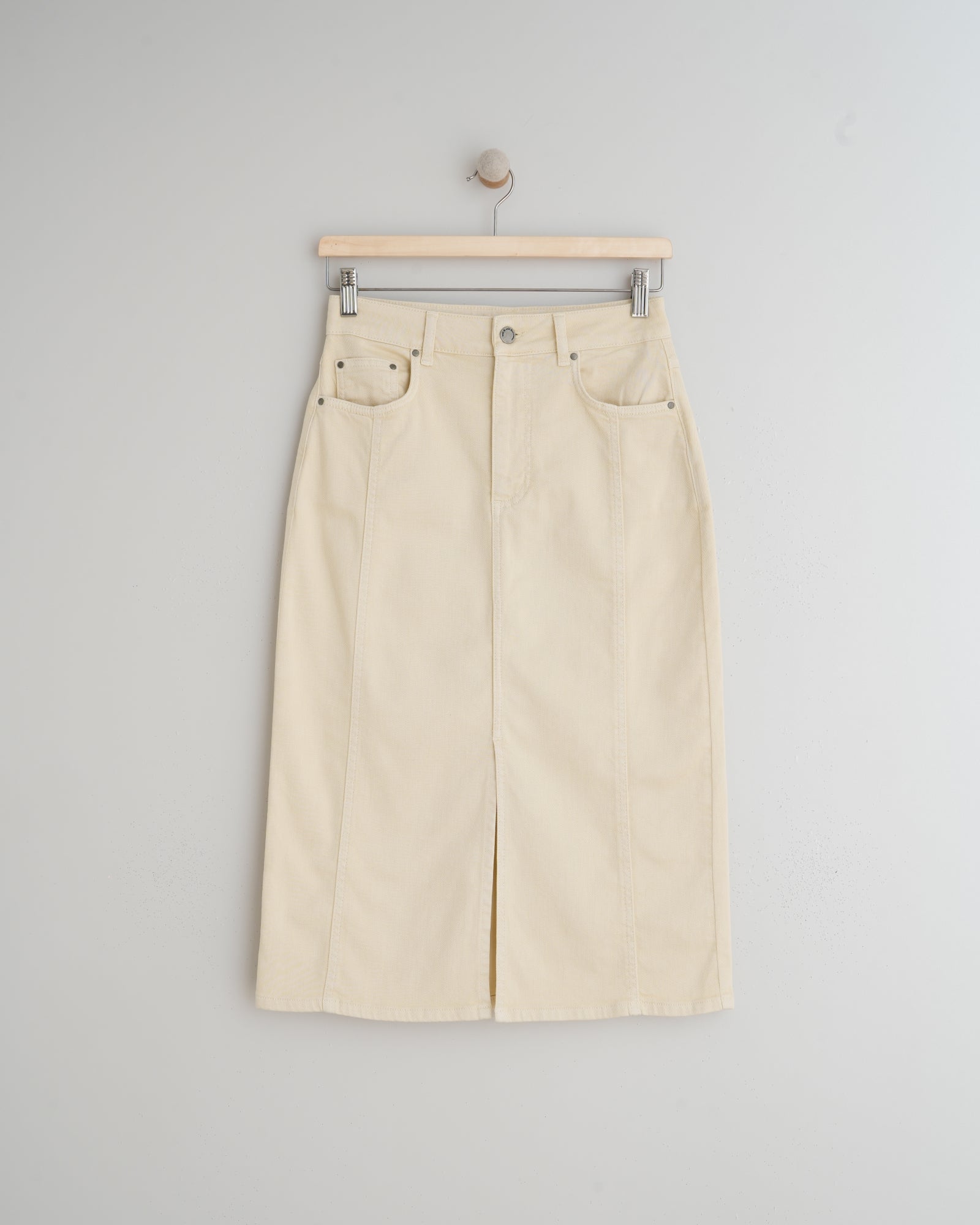 Indi & Cold Denim Pencil Skirt (DD201) - Crudo