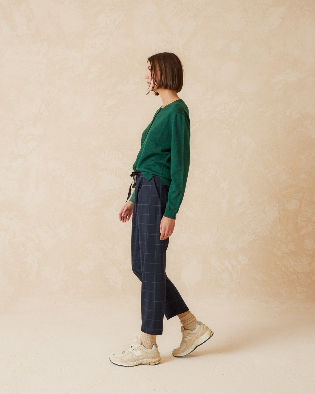 Indi & Cold Anate Tailored Baggy Pants (DD500) - Marino