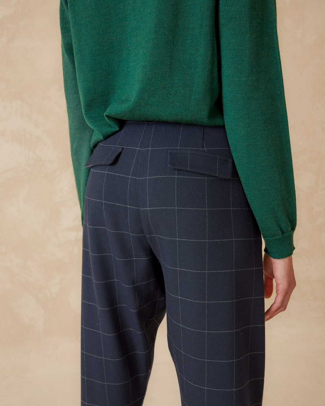 Indi & Cold Anate Tailored Baggy Pants (DD500) - Marino