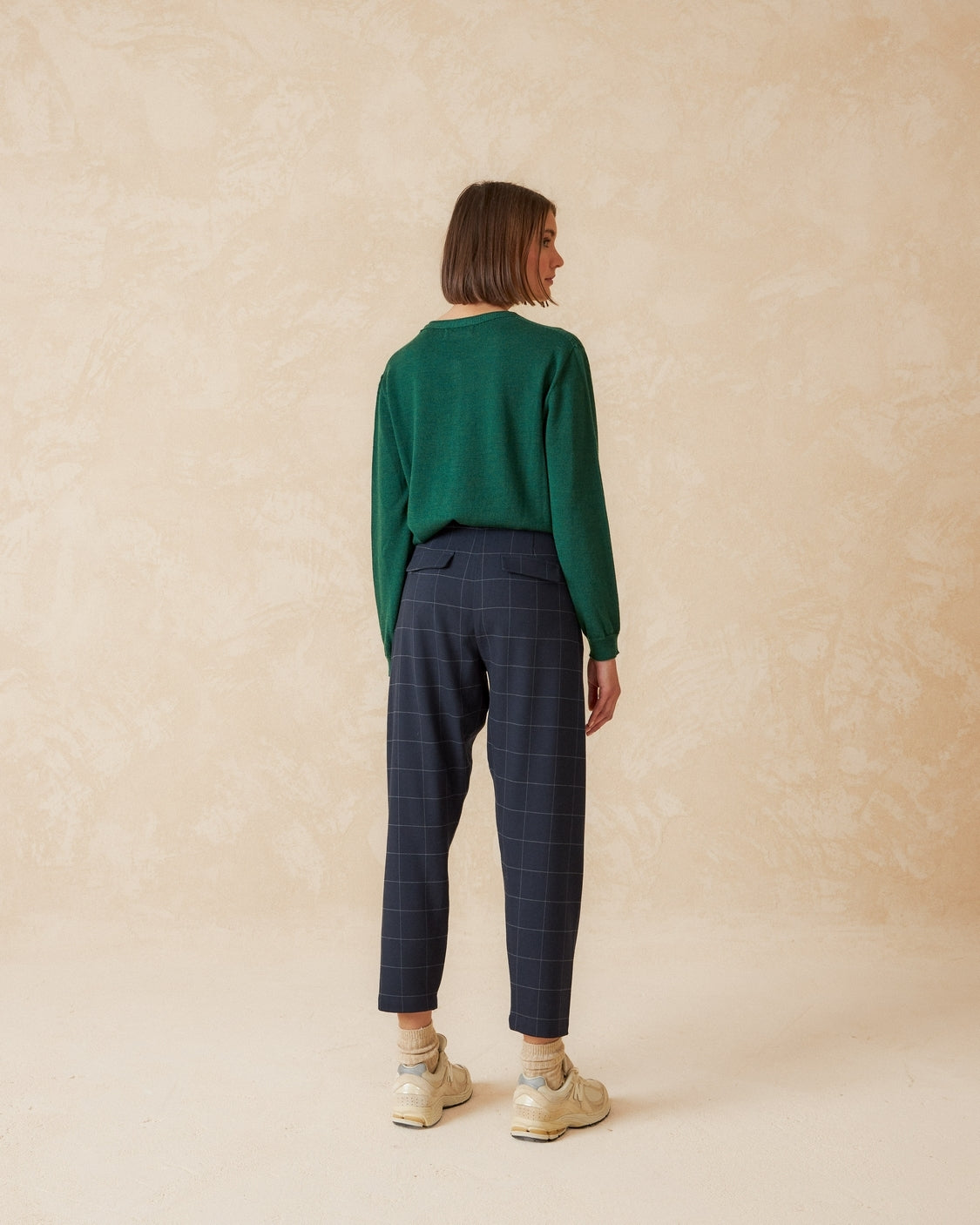 Indi & Cold Anate Tailored Baggy Pants (DD500) - Marino