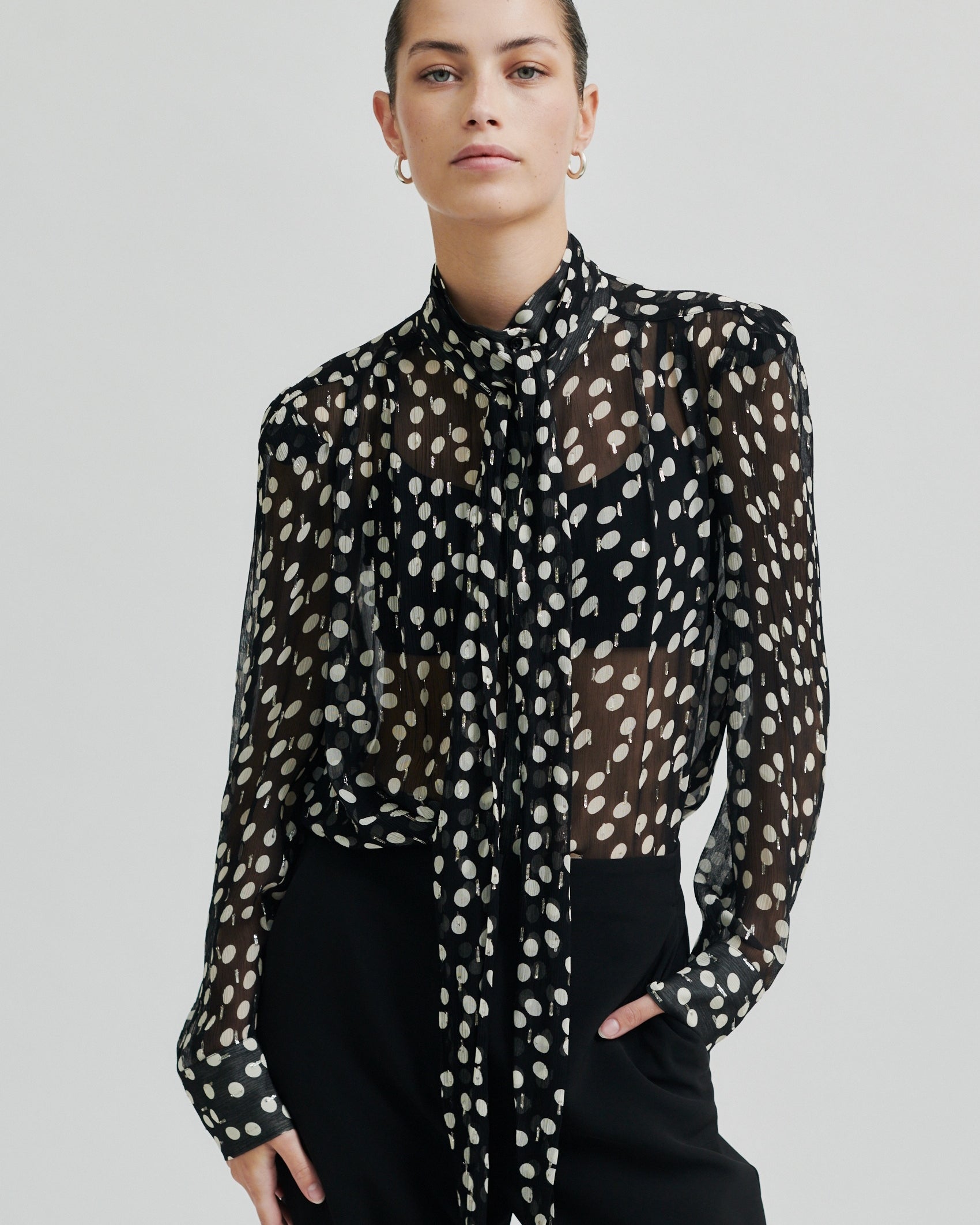 Second Female Drop Shirt - Black