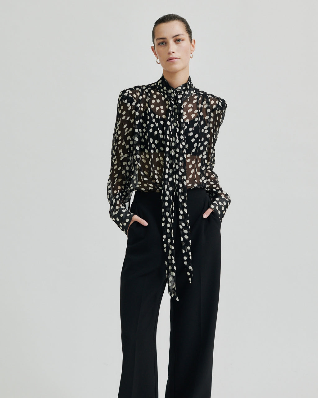 Second Female Drop Shirt - Black