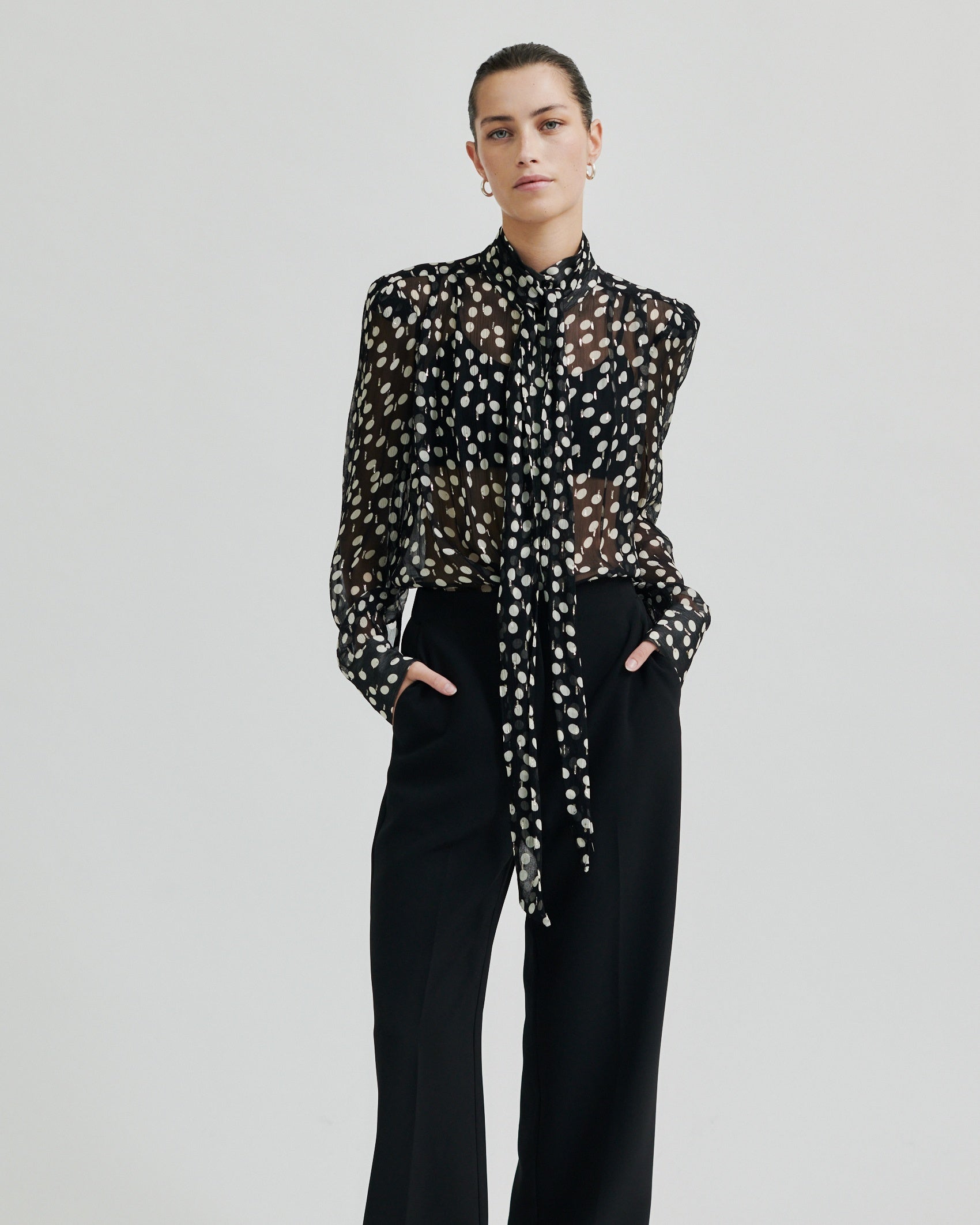 Second Female Drop Shirt - Black