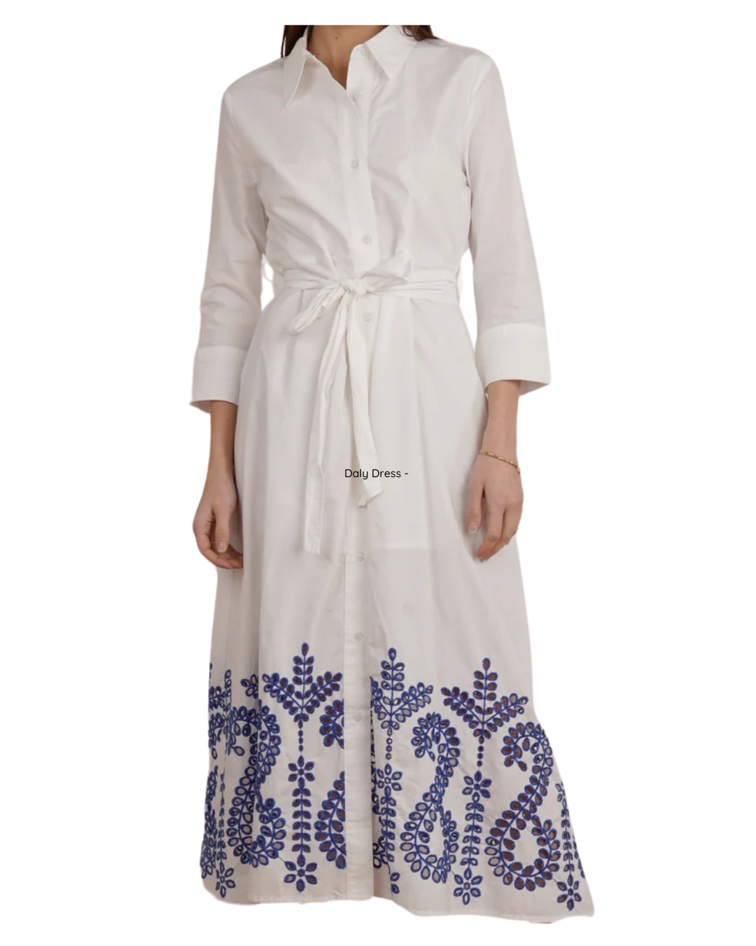 Goa Paris Daly Dress - Blanc