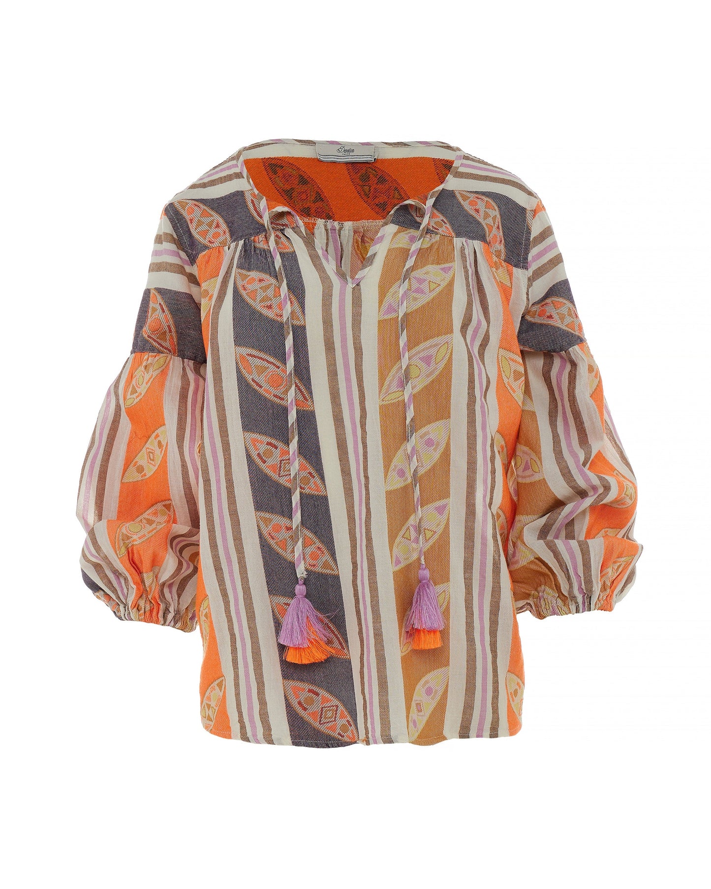 Devotion TWINS Nadia Blouse - Orange/Lila